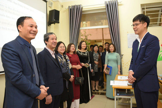 Bộ trưởng Nguyễn Kim Sơn thăm, làm việc với Trường Hữu nghị T78