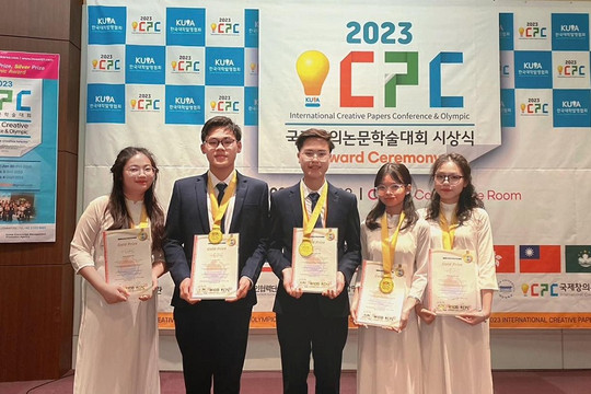 Học sinh trường vùng cao Việt Bắc đạt huy chương vàng quốc tế tại Hàn Quốc