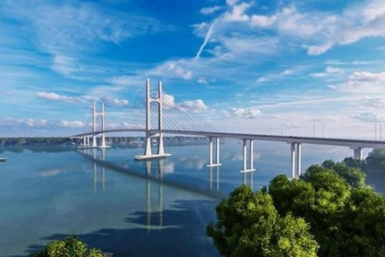 Cầu hơn 5.000 tỷ nối Bến Tre với Tiền Giang làm mãi không xong