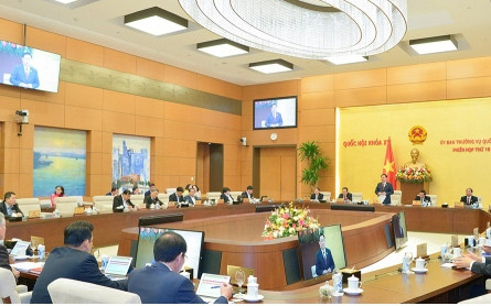 Khai mạc phiên họp 20 của Ủy ban Thường vụ Quốc hội
