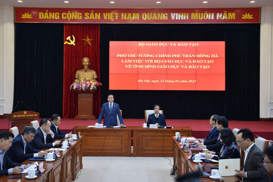 Phó Thủ tướng Trần Hồng Hà khẳng định trọng trách lớn của giáo dục