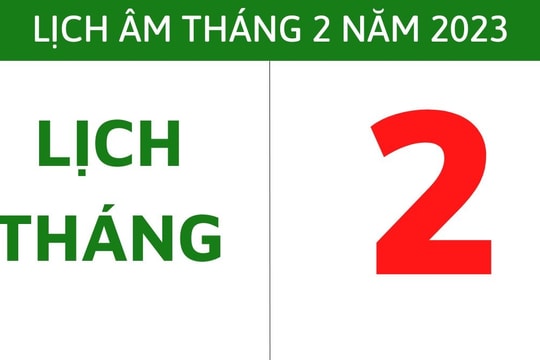 Lịch âm 17/2 –  Âm lịch hôm nay 17/2 - lịch vạn niên 17/2/2023