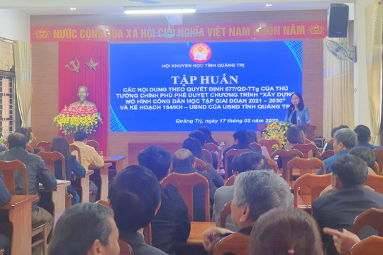 Quảng Trị phấn đấu 70% cư dân đạt 'Công dân học tập' có kỹ năng số đến 2025