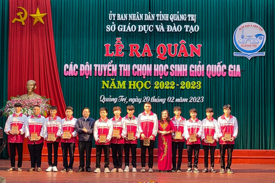 Hơn 50 học sinh Quảng Trị dự thi học sinh giỏi quốc gia