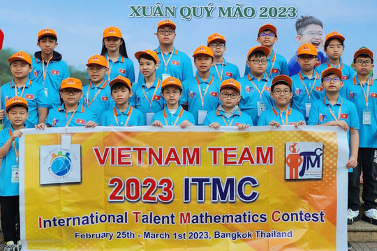 Việt Nam giành 3 huy chương vàng tài năng Toán học quốc tế