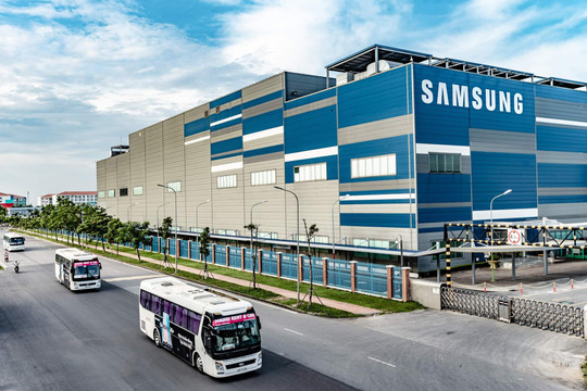 Samsung thu hơn 70 tỷ USD từ 4 nhà máy ở Việt Nam