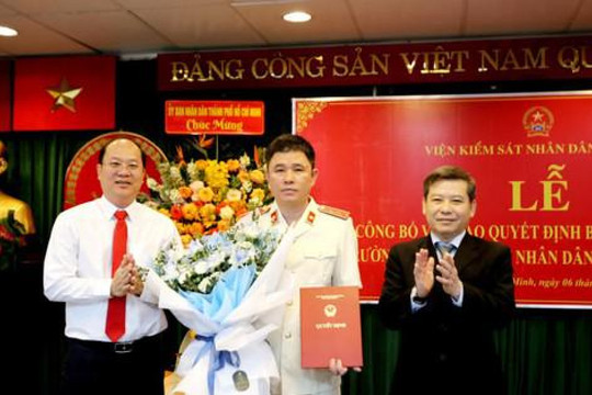 Ông Nguyễn Đức Thái làm Viện trưởng VKSND TP HCM