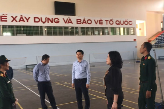 Thứ trưởng Ngô Thị Minh kiểm tra công tác tổ chức Đại hội thể thao học sinh ĐNA
