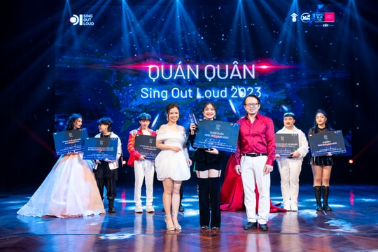 Trịnh Nguyễn Hồng Minh là quán quân cuộc thi Sing Out Loud 2023 