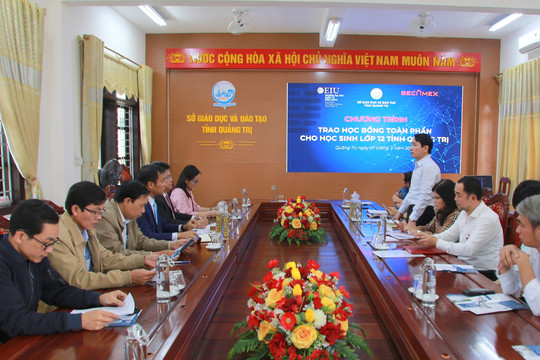 Học sinh giỏi tại Quảng Trị có cơ hội học tập trong môi trường chuẩn quốc tế