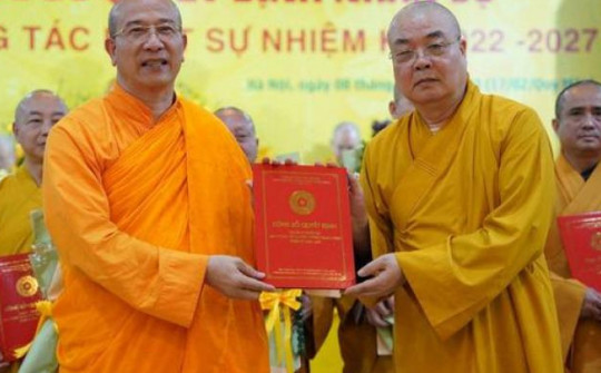 Trụ trì chùa Ba Vàng được bổ nhiệm Phó ban Truyền thông Giáo hội Phật giáo Việt Nam