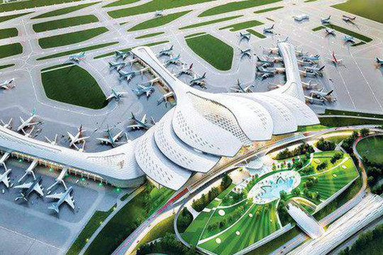 Cận cảnh mô hình sân bay quốc tế Long Thành được hoàn thành năm 2026