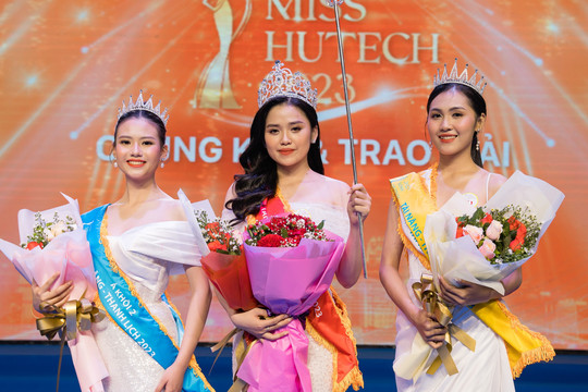 Nhiều nhan sắc triển vọng tại chung kết Miss Hutech 2023