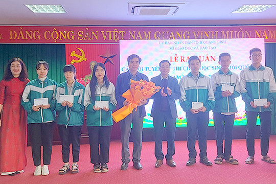 Trường chuyên Võ Nguyên Giáp (Quảng Bình) đạt 27 giải học sinh giỏi quốc gia
