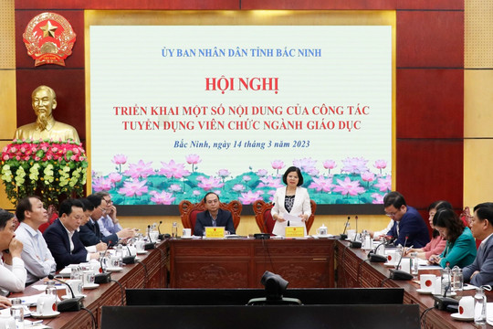 Bắc Ninh triển khai tuyển dụng viên chức ngành Giáo dục