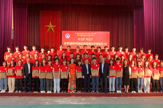 Chất lượng giải học sinh giỏi quốc gia THPT ở Điện Biên được nâng lên