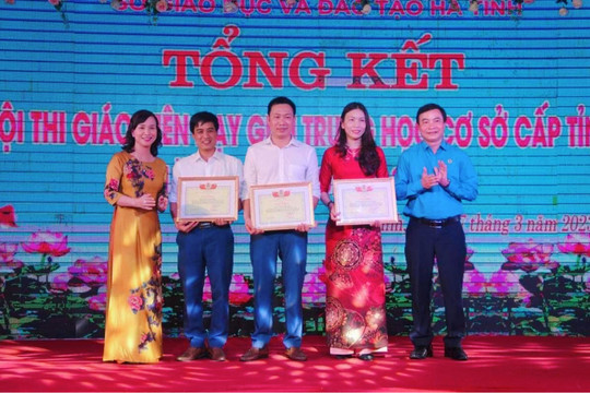 173 giáo viên đạt danh hiệu Giáo viên dạy giỏi cấp THCS tỉnh Hà Tĩnh