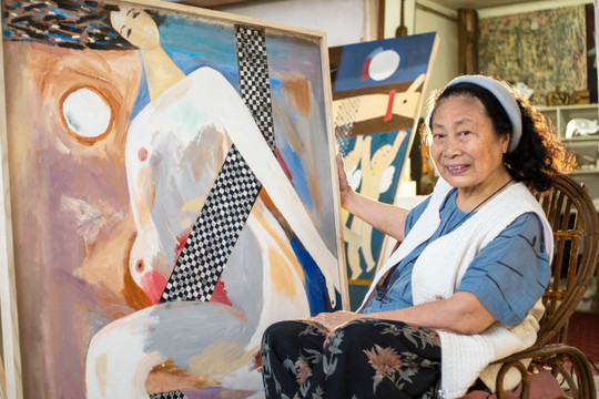 Họa sĩ Kim Thái mở triển lãm nude ở tuổi 80 