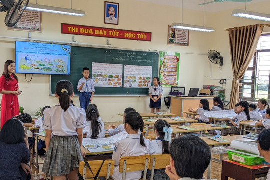 Nam Định nâng chất lượng dạy môn Tiếng Việt và Tự nhiên Xã hội