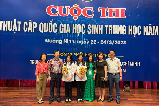 Học sinh Lào Cai đạt giải cao tại cuộc thi KHKT cấp quốc gia