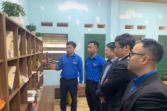 Khánh thành Không gian đọc sách tại trường THCS ở Thái Nguyên