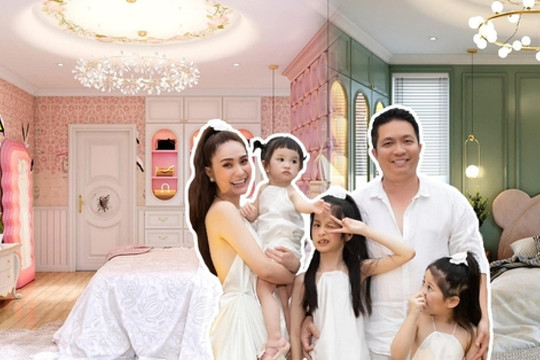 Phong cách phòng ngủ chuẩn rich kid của con sao Việt khiến đứa trẻ nào cũng ao ước