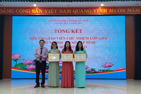 Quảng Bình tổng kết hội thi giáo viên chủ nhiệm lớp giỏi THCS