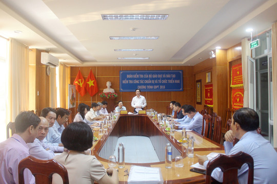 Kiểm tra triển khai Chương trình GDPT 2018 tại An Giang