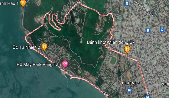 Kế hoạch sử dụng đất phường 1, TP Vũng Tàu, tỉnh Bà Rịa - Vũng Tàu năm 2023: Đường Thống Nhất nối dài