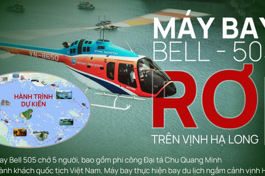 Chi tiết vụ trực thăng rơi trên vịnh Hạ Long