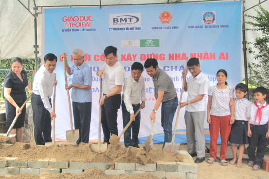Báo GD&TĐ kết nối xây nhà nhân ái tại huyện Thạch Hà