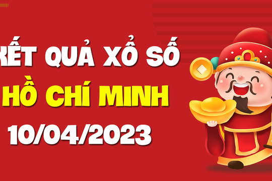 XSHCM 10/4 - Kết quả xổ số Hồ Chí Minh ngày 10/4/2023