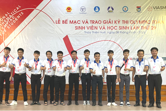SV Trường ĐH Đồng Tháp đoạt giải cao Kỳ thi Olympic Toán học