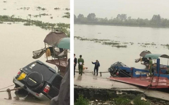 Người đàn ông tử vong trong ô tô dưới sông ở Nam Định