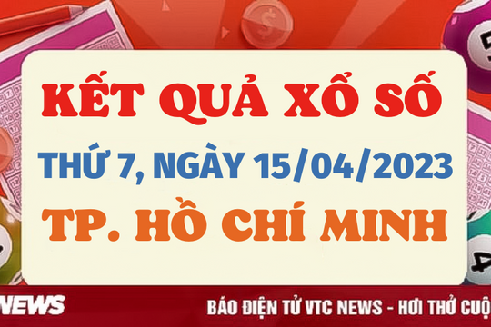 XSHCM 15/4 - Kết quả xổ số thành phố Hồ Chí Minh ngày 15/4/2023