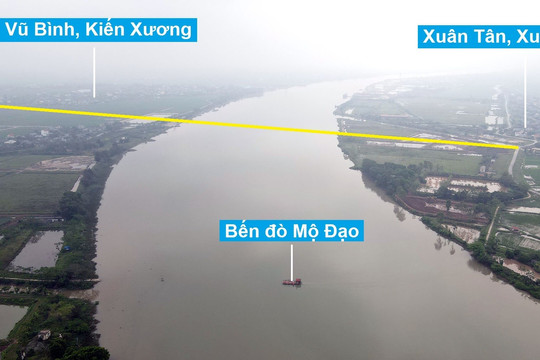 Toàn cảnh quy hoạch cầu Mộ Đạo tuyến cao tốc Ninh Bình - Nam Định - Thái Bình