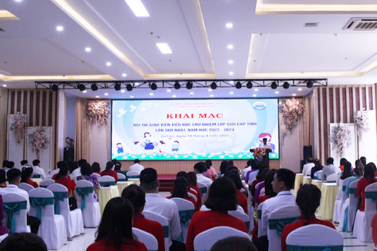Gần 100 thầy cô ở Sơn La tham dự Hội thi chủ nhiệm lớp giỏi
