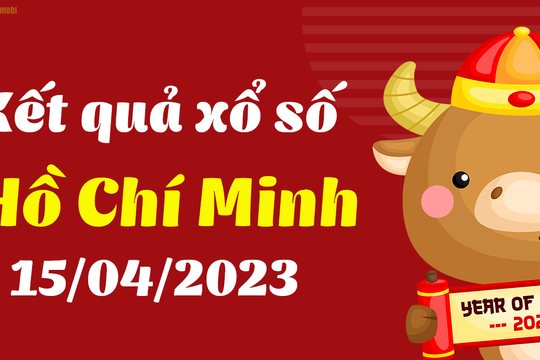 XSHCM 15/4 - Xổ số Hồ Chí Minh ngày 15 tháng 4 năm 2023 - SXHCM 15/4