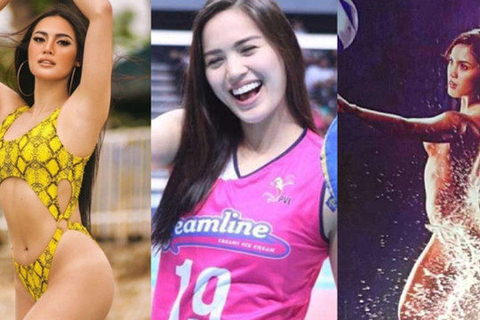 Nữ thần bóng chuyền SEA Games: Á hậu Philippines sắp đấu Thanh Thúy 1m93