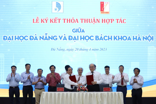 Đại học Đà Nẵng ký kết hợp tác với Đại học Bách khoa Hà Nội
