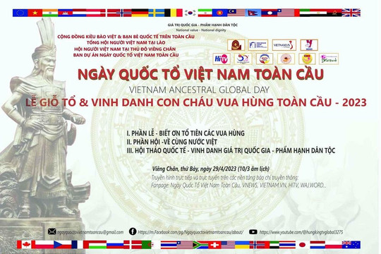 Ngày Quốc Tổ Việt Nam toàn cầu vinh danh con cháu Vua Hùng