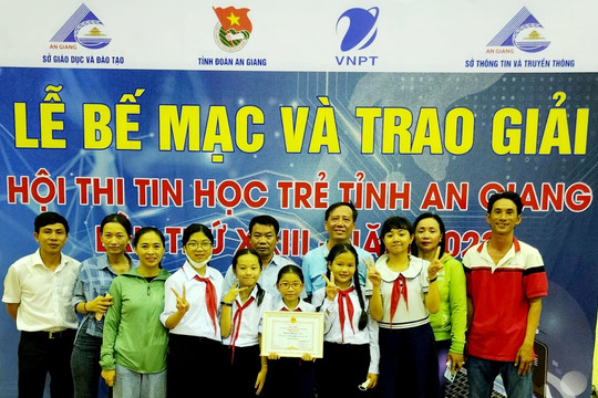 Tổng kết trao giải Hội thi Tin học trẻ tỉnh An Giang lần thứ 23