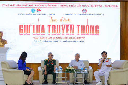 Trường ĐH Luật TPHCM tổ chức tọa đàm 'Giữ lửa truyền thống'