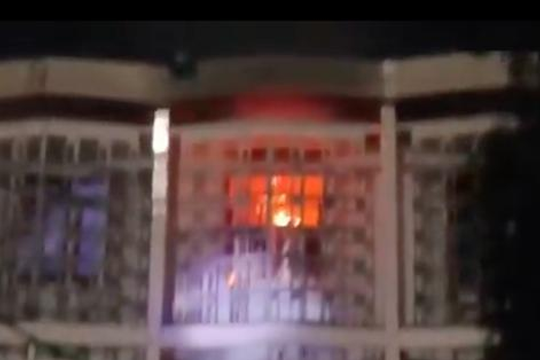 Cháy nổ trong trụ sở 1 Phòng Giáo dục và Đào tạo ở Quảng Ngãi