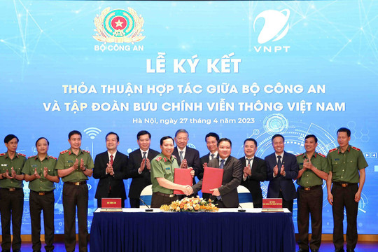 Bộ Công an và Tập đoàn VNPT tiếp tục hợp tác chuyển đổi số