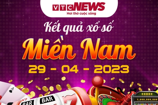 XSMN 29/4 - Kết quả xổ số miền Nam ngày 29/4/2023