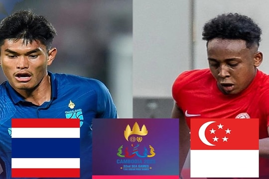 Trực tiếp bóng đá U22 Thái Lan - U22 Singapore: Thử tài "Voi chiến" (SEA Games 32)