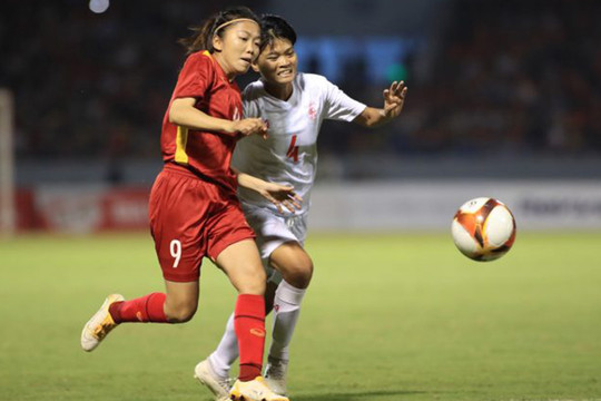 Trực tiếp bóng đá nữ Việt Nam - Myanmar: Thế trận căng thẳng, nỗ lực tấn công (SEA Games 32)