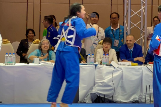 "Ngã ngửa" võ sĩ Việt Nam giành HCV nhờ bốc thăm, đối thủ không phục ở SEA Games 32