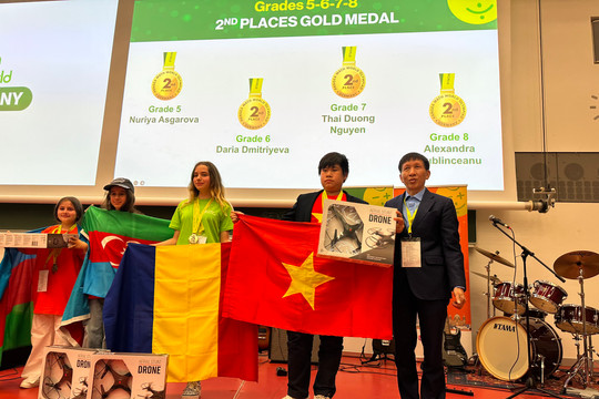Học sinh Ba Đình giành 5 huy chương Vàng Olympic Toán học